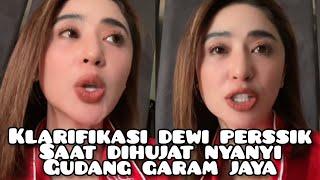 Klarifikasi Dewi Perssi Saat di huj4t nyanyi gudang garam jaya