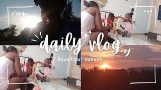 Daily vlog || Beautiful Sunset.