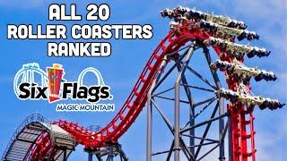 Top 20 Roller Coasters at Six Flags Magic Mountain | Valencia, California (2024)