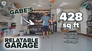 A Tour of Gabe's Relatable Garage | 2-Car Bay (428 square feet)