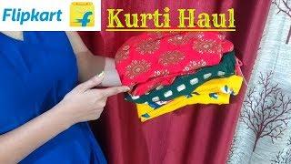 Flipkart Kurti Haul/Try on/Latest Kurti haul 2019|Online kurti shopping|Kurta haul