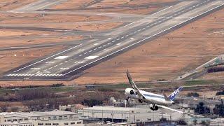 Professional Skills of this 787 pilot landing in Osaka with the most difficult approach