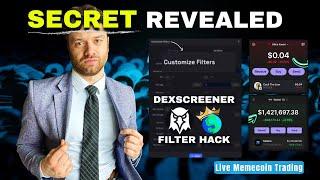 Find 100x Memecoins in 10 minutes with these simple dexscreener filters. (LIVE TRADING EXAMPLE)