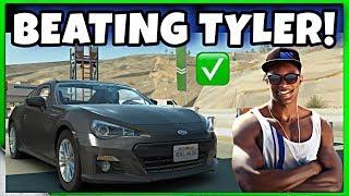 BEATING TYLER TIER D BOSS! TIER D BOSS RACE!! | REBEL RACING