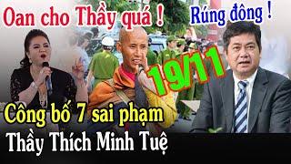 Tin Mới! Bất Ngờ Lộ 7 Cái Sai Của Thầy Thích Minh Tuệ Mới Nhất - Xin Cầu Nguyện