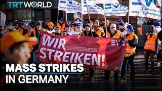 Germany hit by strikes