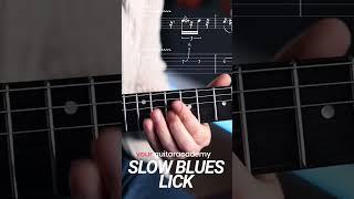 Try This Slow Blues Lick! #guitarist