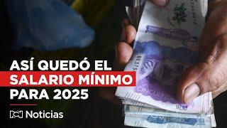 Así quedó el salario mínimo en Colombia para el 2025