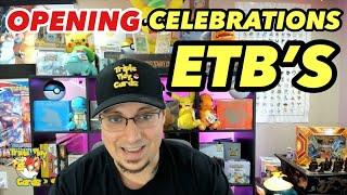 Opening Pokemon Celebrations Elite Trainer Boxes!