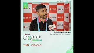 In conversation with Rajesh Venkatesan, Co-founder and CTO of HotFoot at ETBFSI CIO Digital Conclave