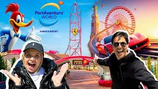 Fomos na RED FORCE a Montanha-Russa Mais Alta da Europa| PortAventura Park e Ferrari Land 2024 SALOU