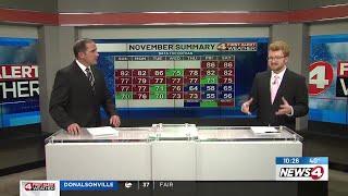 News4 First Alert Weather Extra: November temperature recap