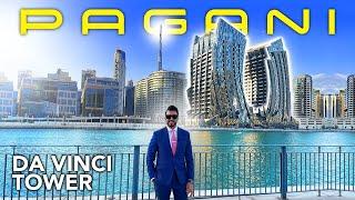 MOST UNIQUE ARCHITECTURE IN DUBAI | INTERIORS BY PAGANI | DA VINCI BY DAR AL ARKAN PROPERTY VLOG #69