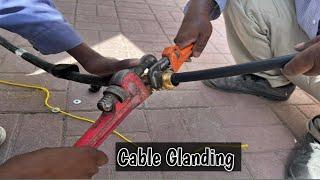Cable Glanding Kasay Kartay Hain Urdu/Hindi | Electrical work | ElectroDubai