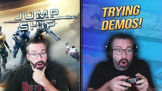 NEW Space/Ship Co-op Game & Game Demos! (Jump Ship + Various Game Demos)