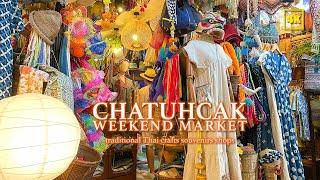 Chatuchak Market / traditional Thai crafts souvenirs shops ( April 2023 )