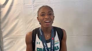 Melissa Jefferson after winning 2022 US 100m title