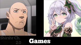 ANIME vs REDDIT (The Rock Reaction Meme) | GENSHIN IMPACT part 28