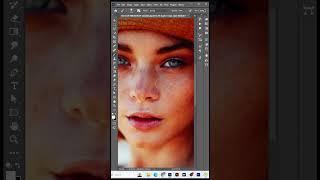 A Quick and Easy Way to Repair Skin in Photoshop | Photoshop Shorts Tutorial.  #photoshopcc2022