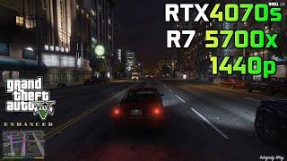 RTX 4070 Super : GTA 5 Enhanced - Ray Tracing 1440p