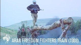 Arab Freedom Fighters Train with Live Fire (1969) | War Archives