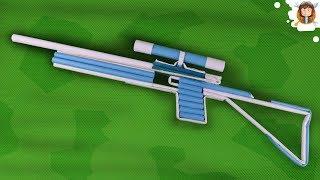 How To Make a Paper Sniper Rifle that Shoots
