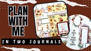 Plan With Me [In TWO Journals]