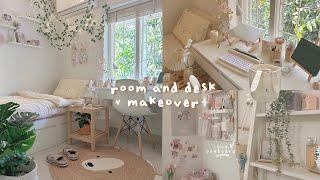 aesthetic room & desk makeover 2023 🪴pinterest inspired