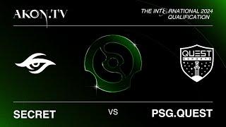 ДОТА 2 [RU] Paris Saint-Germain Quest vs Team Secret [bo3] TI 2024, Closed Qualifier, TI 2024