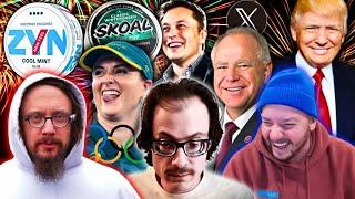 Sam Hyde, Nick & Charls on Raygun's Breakdancing, Trump & Elon's Twitter Talk, Tim Walz & Zyn!