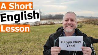 Learn the English Phrase "Happy New Year!" and the word "gingerly"