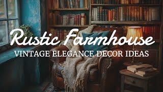 Rustic Farmhouse Decorating Ideas: Distressed Finishes Meet Timeless Elegance