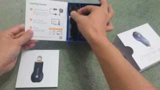 Google Chromecast Unboxing - see what is inside