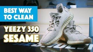 The Best Way To Clean Yeezy 350 Sesame With Reshoevn8r!