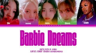 FIFTY FIFTY - Barbie Dreams (feat. Kaliii) Lyrics Color Coded  By Pinky Peachy