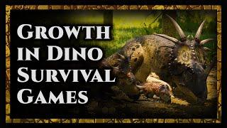 Growth in Dinosaur Survival Games