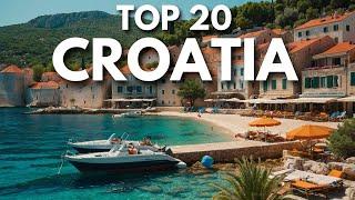 20 Best Places to Visit In Croatia | Travel Video 4K