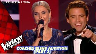 COACHES BLIND AUDITION ON THE VOICE [PART 2]