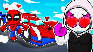 RIZZING GIRLS With NEW $75,000,000 SPIDERMAN CAR In Roblox DRIVING EMPIRE!