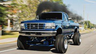 ROWDIEST DIESEL TRUCKS IN THE WORLD!  MUST WATCH!