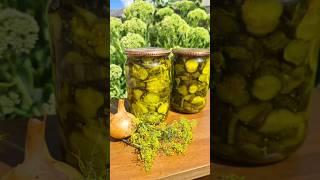 Огурчики-пикули для бургеров на зиму #рецепты #рецепт #готовим #огурцыназиму #огурчики #заготовки
