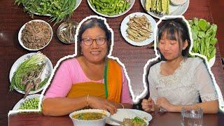 Chagem pomba eshu dasu tmbiba || Manipuri home cooking || Northeast Indian food