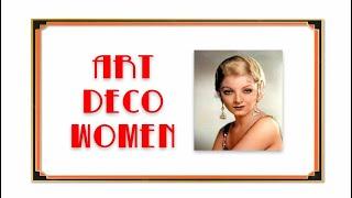 Exploring the Timeless Beauty of Art Deco Women 4k