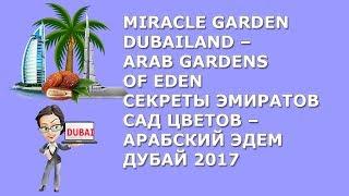 Miracle Garden Dubailand – Arab Gardens of Eden.Секреты Эмиратов.Сад цветов –Арабский Эдем Дубай2017