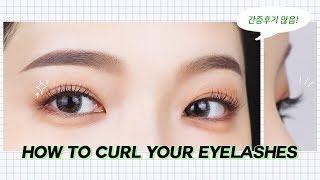 ENG) 신세계! 후기 폭발속눈썹 완벽하게 뷰러하는 방법! Half tutorial | 코코초