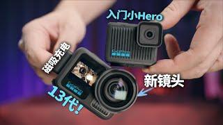 听人劝吃饱饭！GoPro13续航镜头GPS磁吸配件全加上了，摩的佬欣慰啊