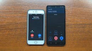 Apple iPhone 6S vs Samsung Galaxy A52 SkyPhone App Incoming & Outgoing Voice & Video Calls