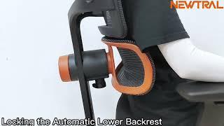 Newtral chair Lumbar Support Adjustment Video