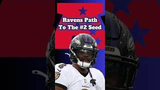 The Baltimore Ravens Can STILL Get The #2 Seed In The AFC! #ravens #shorts