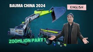 Discover ZOOMLION's Latest Innovations at BAUMA CHINA 2024 | : Excavators, Crushers & Forklifts